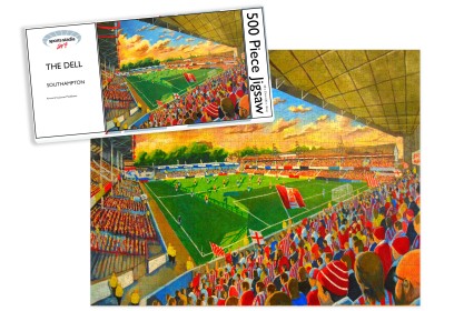The Dell Stadium Fine Art Jigsaw Puzzle - Southampton FC